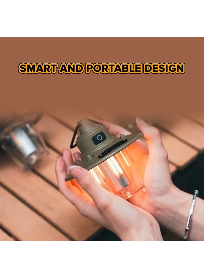 توبيز مصباح عمل قابل لإعادة الشحن من توبي، بطارية 2800 مللي أمبير/ساعة، 3 أوضاع إضاءة، حامل ثلاثي القوائم مع خطاف تعليق - Image 4