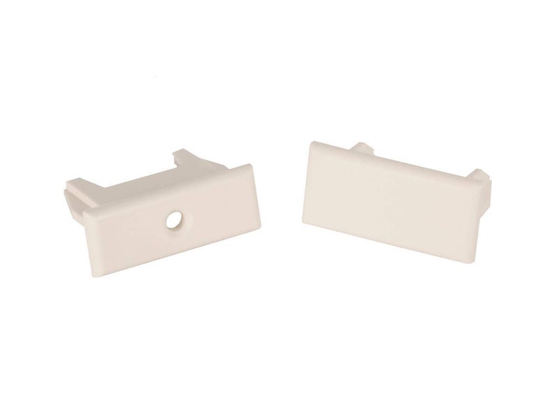 RV Designer A320, Window Covering Hardware, Pleated Shade Rail Ends, 2 Per Pack, Oyster - Image 2