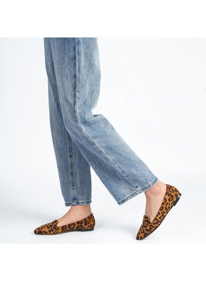 MUSSHOE Flat Shoes Women Comfortable Slip on Women's Flats, New Leopard, 10 - Image 2