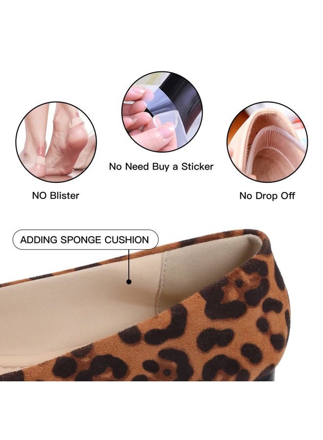 MUSSHOE Flat Shoes Women Comfortable Slip on Women's Flats, New Leopard, 10 - Image 3