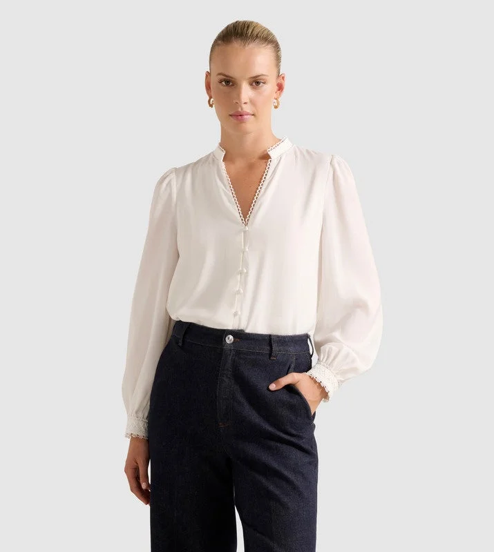 SHERRY Lace Long Sleeves Top