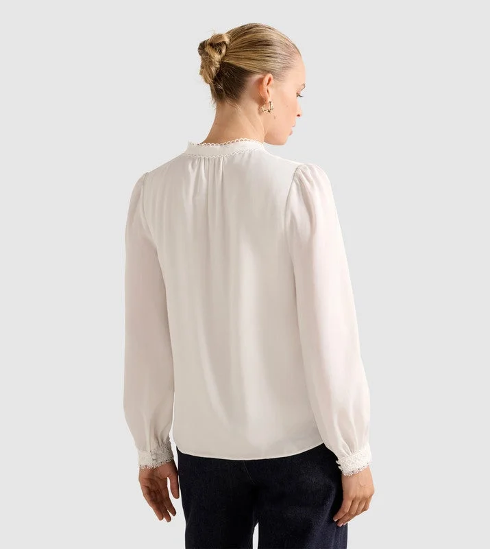 forever new  SHERRY Lace Long Sleeves Top for Women | Best Price UAE