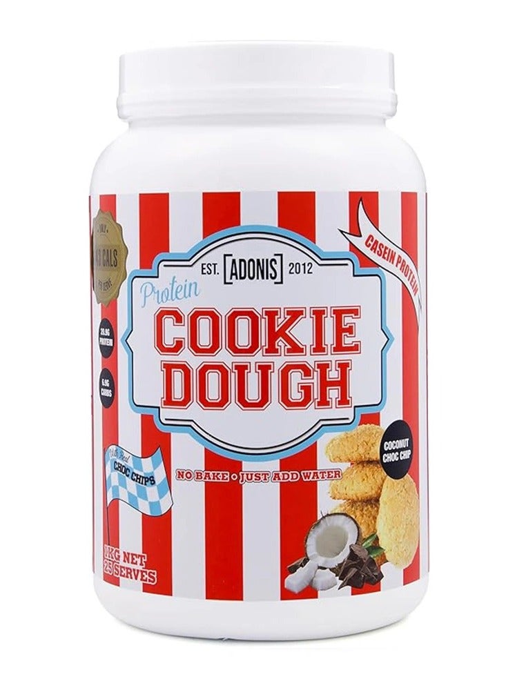 ADONIS PROTEIN COOKIE DOUGH,COCONUT CHOC CHIP,25 SERVINGS 1KG