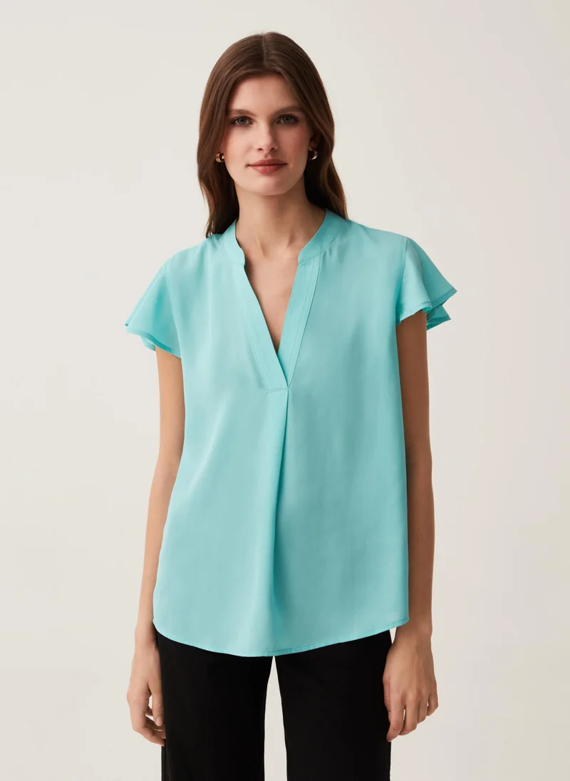 او في اس Ovs Butterfly-Sleeve Blouse