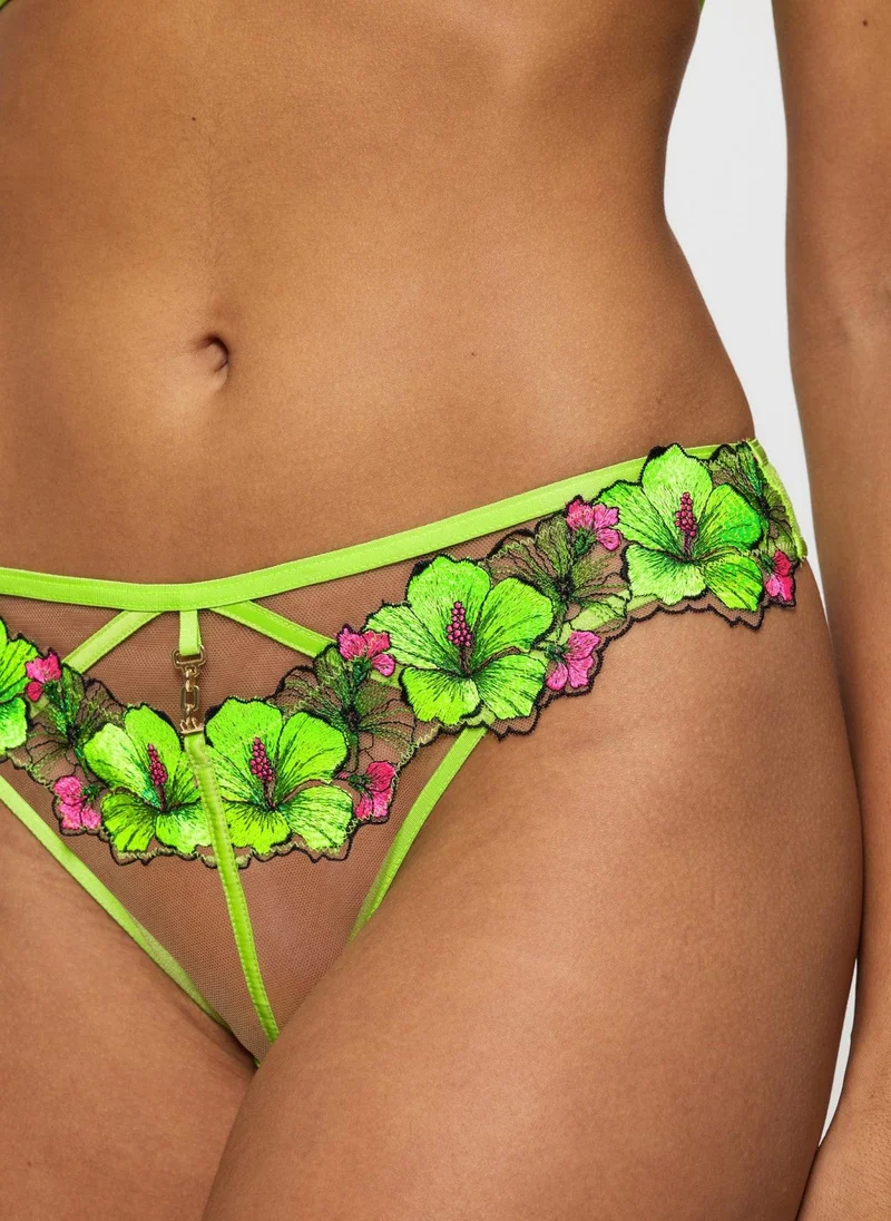 Ann Summers Ann Summers Caged Hibiscus Brazilian Panty