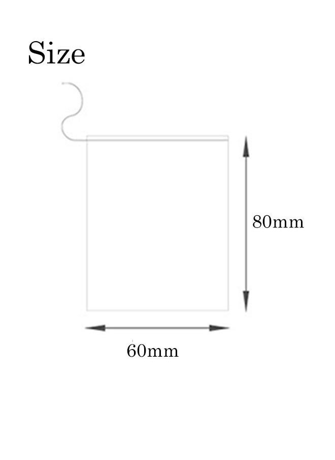 Ant 100 Pcs Disposable Tea Filter Bags with Drawstring,  Corn Fiber Empty Tea Filter Seal Bags for Loose Leaf Tea, Empty Tea Bag Flower Tea Coffee Filter Bag (6cm*8cm)  - Image 2