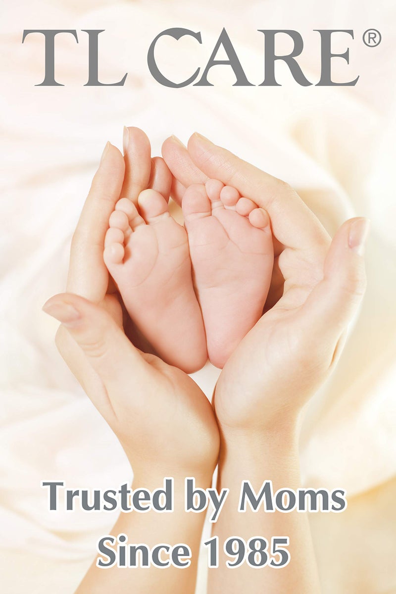 TL Care Printed 100% Cotton Knit Fitted Contoured Changing Table Pad Cover - Compatible with Mika Micky Bassinet, Sparkle Gold/Pink Feathers, for Girls - Image 4