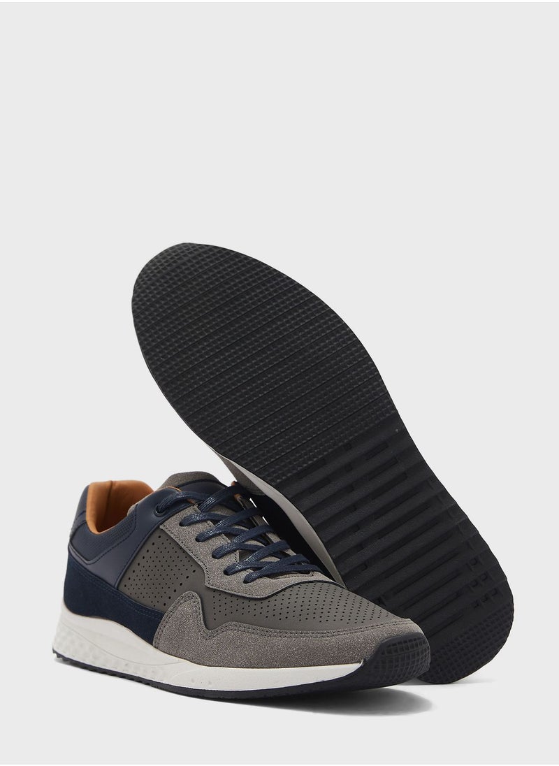 Robert Wood Perforated Casual Sneakers  - Image 4