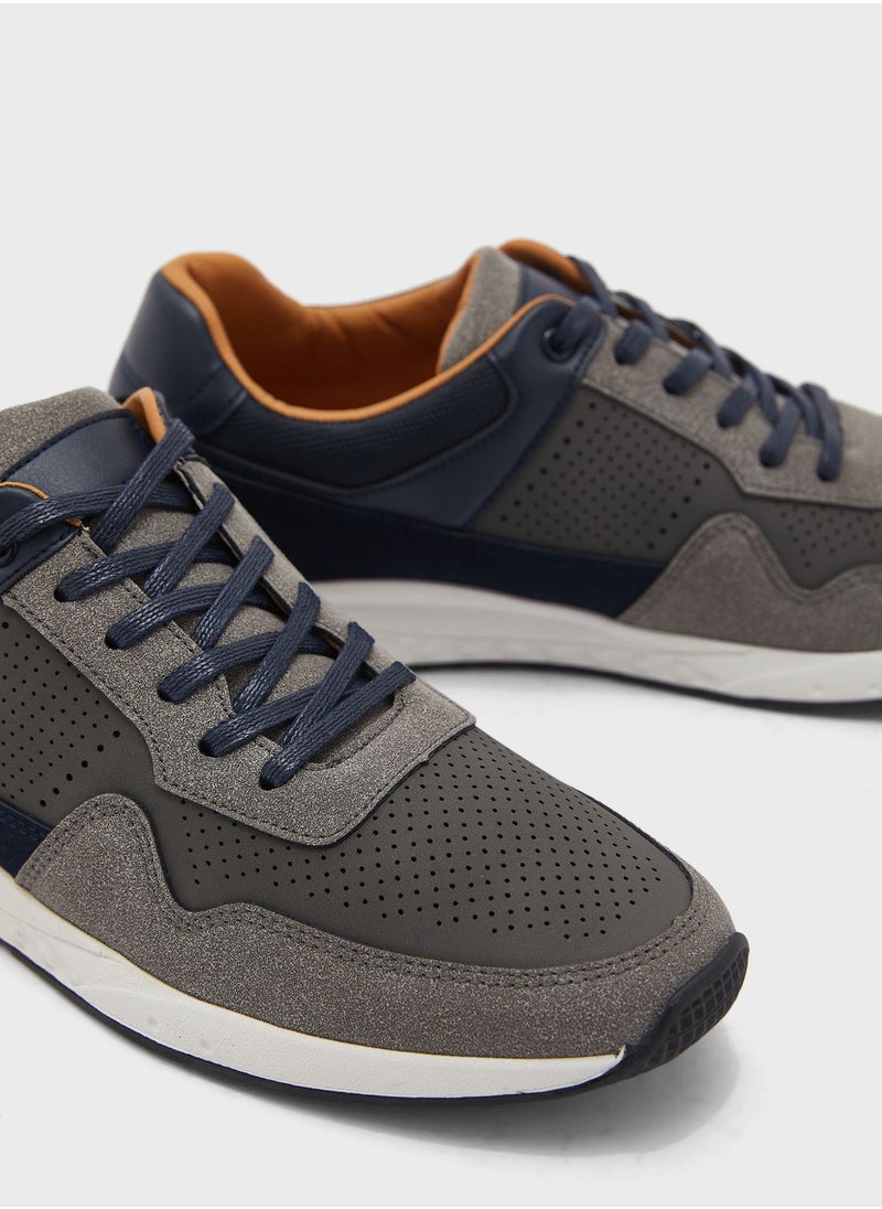 Robert Wood Perforated Casual Sneakers  - Image 5