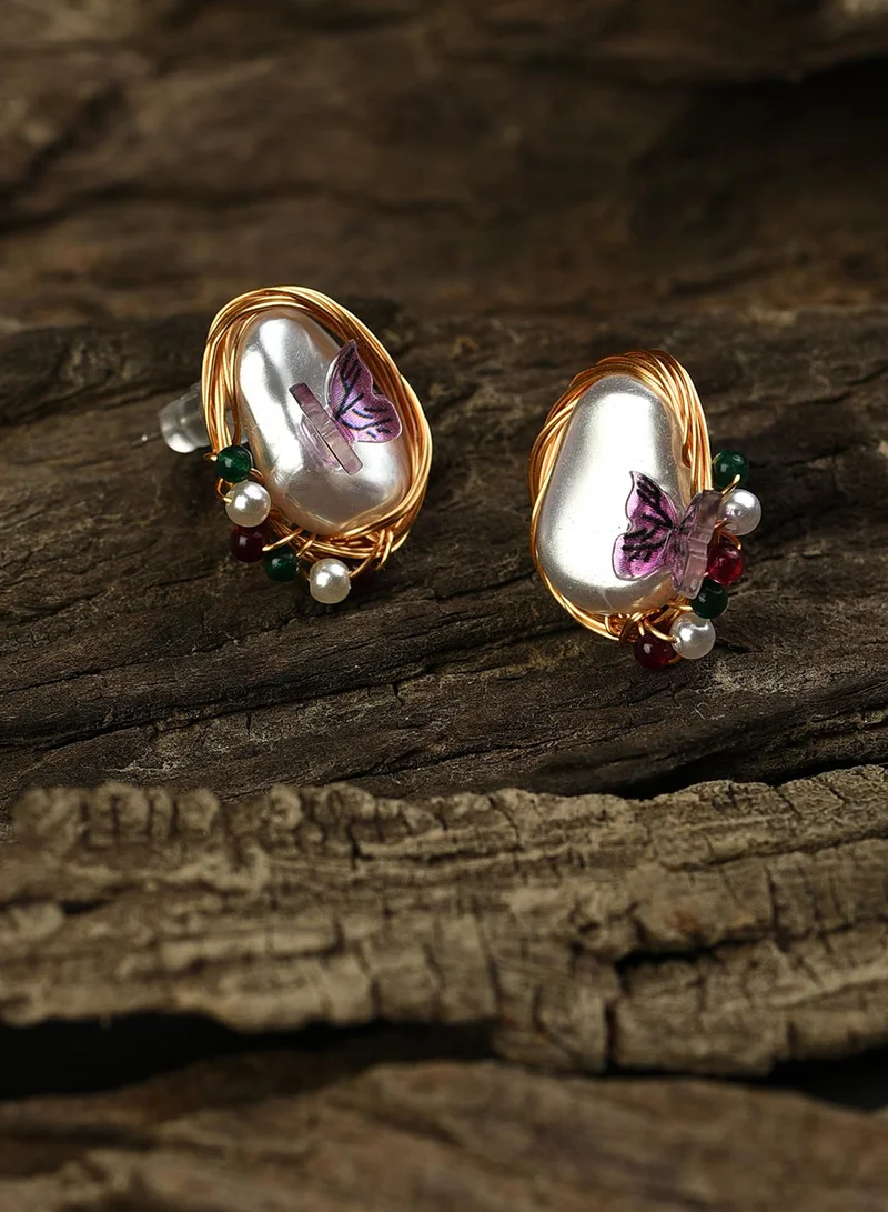 سوهي أقراط صناعية عصرية مجوهرات