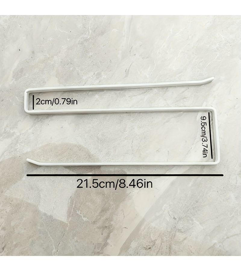 Black Wall Mount Kitchen Paper Towel Holder 2 Pcs No Drill - Image 3