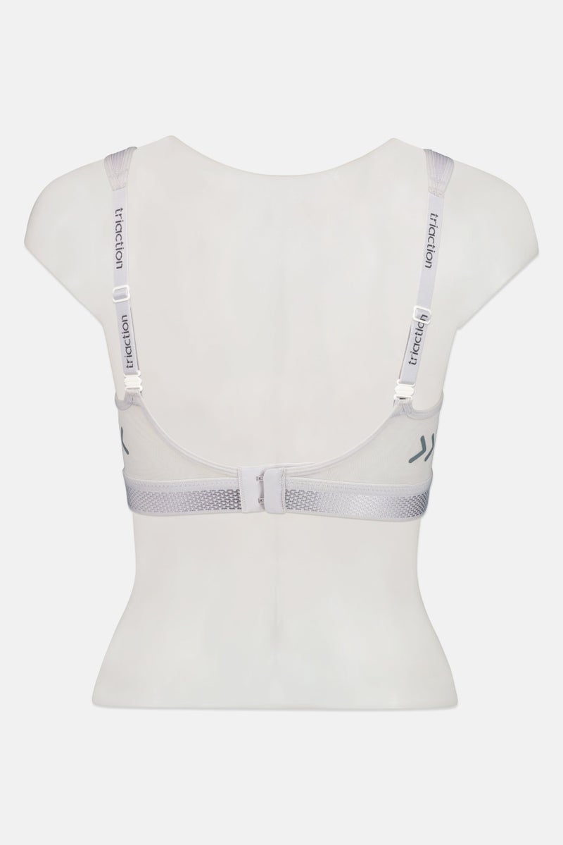 TRIUMPH Women Printed Padded Bralette, Light Grey - Image 3