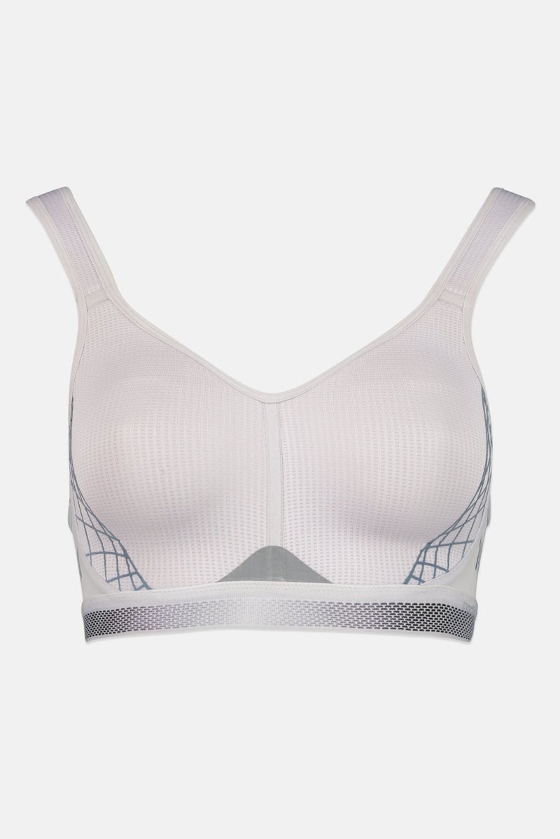 TRIUMPH Women Printed Padded Bralette, Light Grey - Image 2