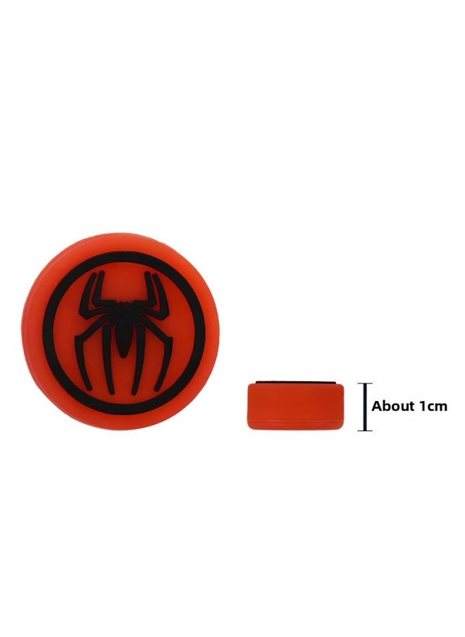 ماركة غير محددة PS5 Gamepad Marvel Spider-Man Rocker Cap Nspro غطاء مفتاح سيليكون Ps4 Rocker غطاء واقي - لون المنتج: موديل مطور * أسود  - Image 1