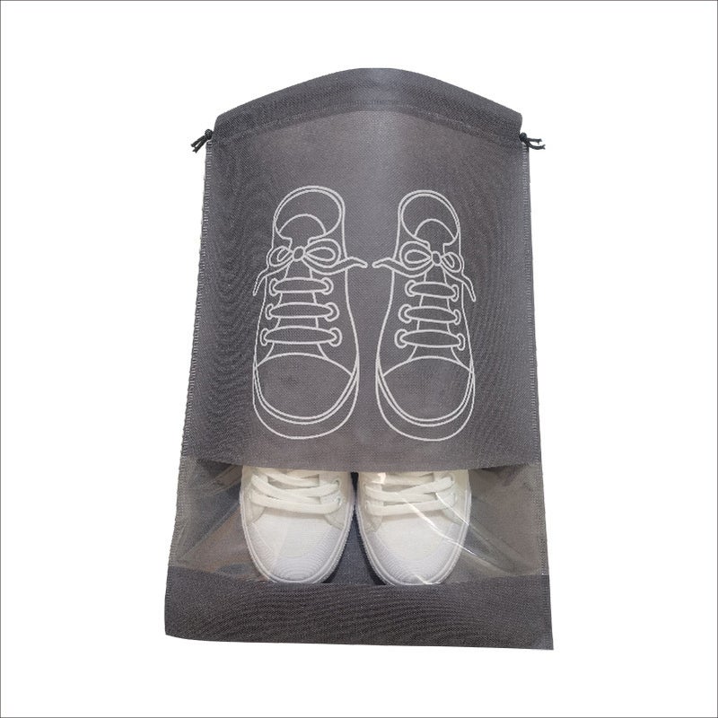 Shoes Storage Bag Shoes Bag Non-woven Dustproof Moisture-proof Travel Shoes Storage Dust-proof Home Travel Travel Dark gray 
