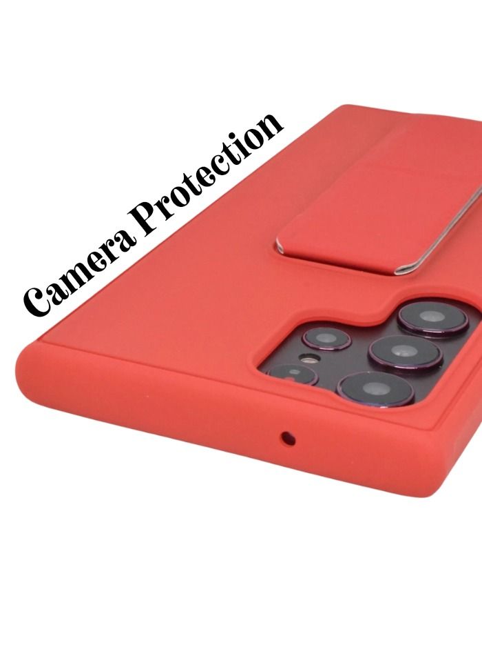 BORTONY Galaxy S23 Ultra Case Fully Covered With Finger Grip Stand Holder Anti Slip Shockproof Protective Case Cover For Samsung Galaxy S23 Ultra 5G - Image 5