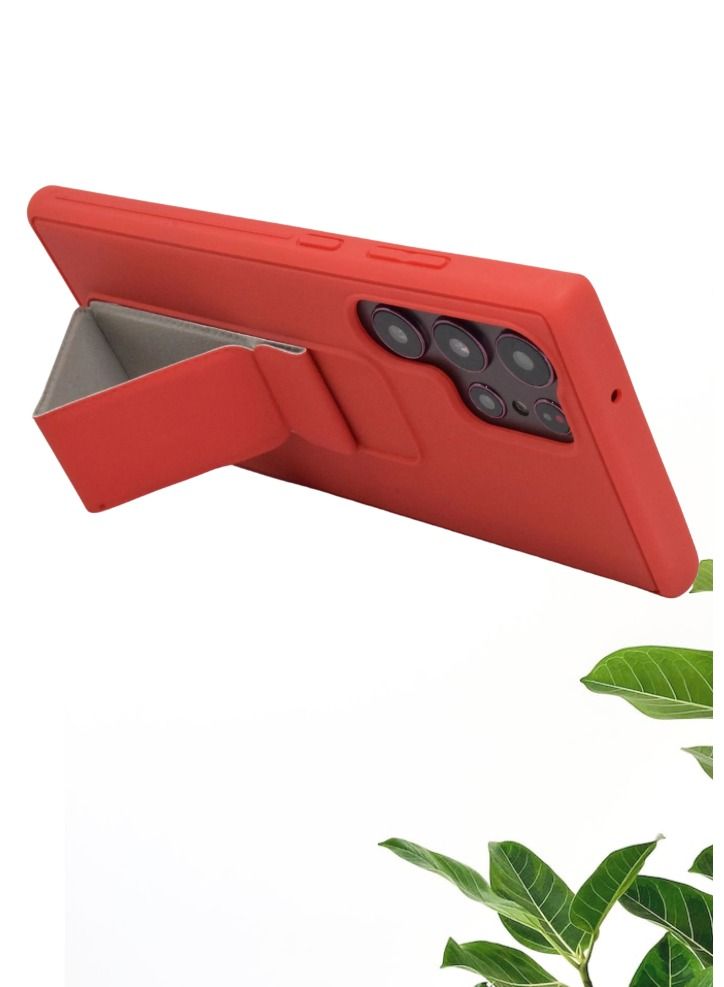 BORTONY Galaxy S23 Ultra Case Fully Covered With Finger Grip Stand Holder Anti Slip Shockproof Protective Case Cover For Samsung Galaxy S23 Ultra 5G - Image 4