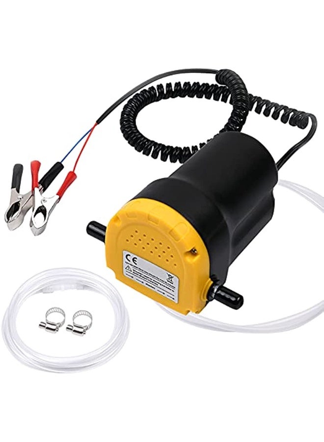 Generic Oil Pump 60W 12Vvacuum Pump Extractor For Engine Oil And Gasoline Oil Transfer Pump Car Suction Fuel Electric Fuel For Auto/Motorcycles/Boats - Image 1