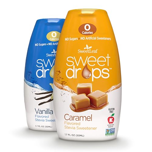 Sweetleaf Sweet Drops Vanilla and Caramel Bundle 1.7 oz Each - Image 1