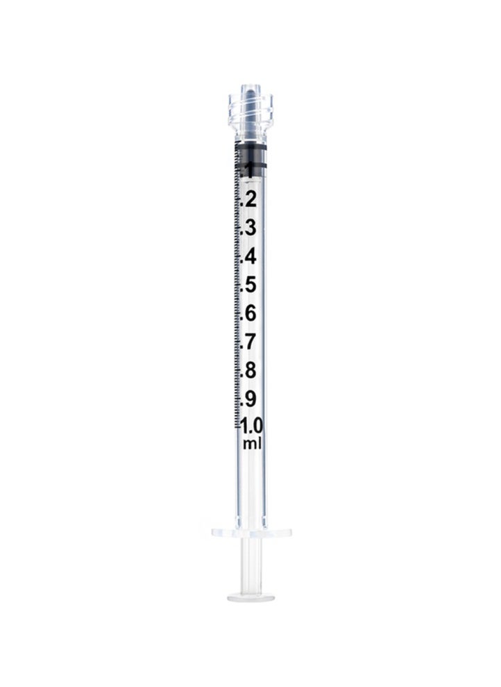 SOL-MILLENNIUM Sol-M 1ml Luer Lock Syringe PP with needle - 10 pcs  - Image 1