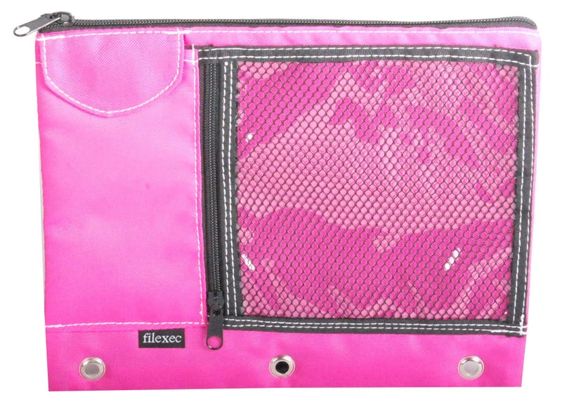 Filexec Products Soft Touch E-Reader/Pencil Pouch (18282), Hot Pink - Image 1
