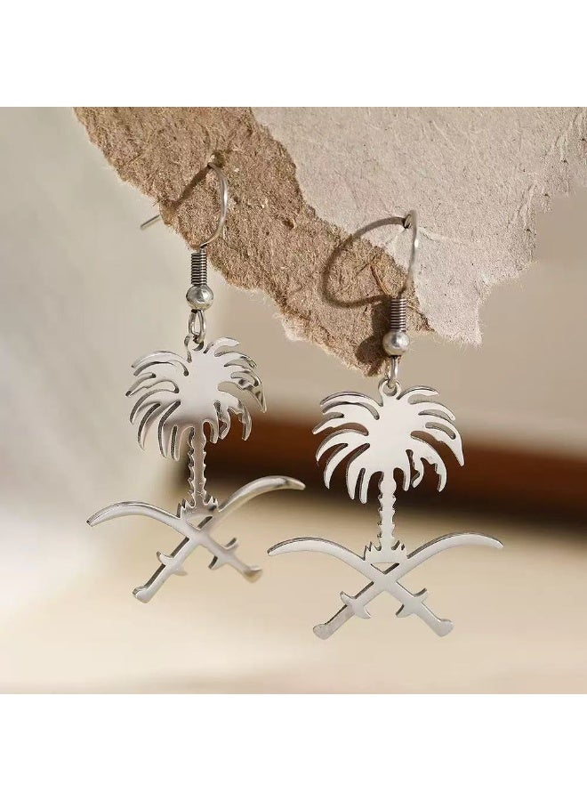 سعودي أقراط شعار المملكة العربية السعودية - Image 2