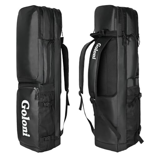 Goloni 4 Stick Field Hockey Bag,Backpack with Independent Shoe Pouch & Multiple Pockets, Fits All Field Hockey Gear - Image 1