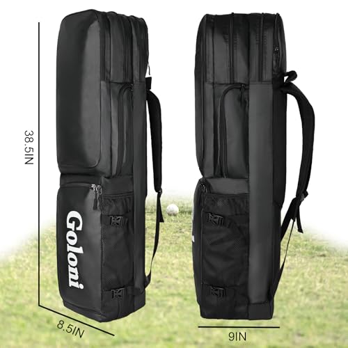Goloni 4 Stick Field Hockey Bag,Backpack with Independent Shoe Pouch & Multiple Pockets, Fits All Field Hockey Gear - Image 5