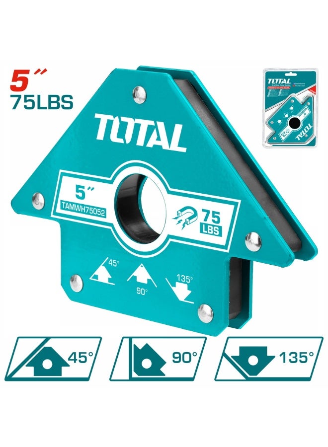 Total Magnetic Welding Holder 5" – Heavy-Duty Arrow Welding Magnet for 45°, 90°, and 135° Metal Positioning - Image 2