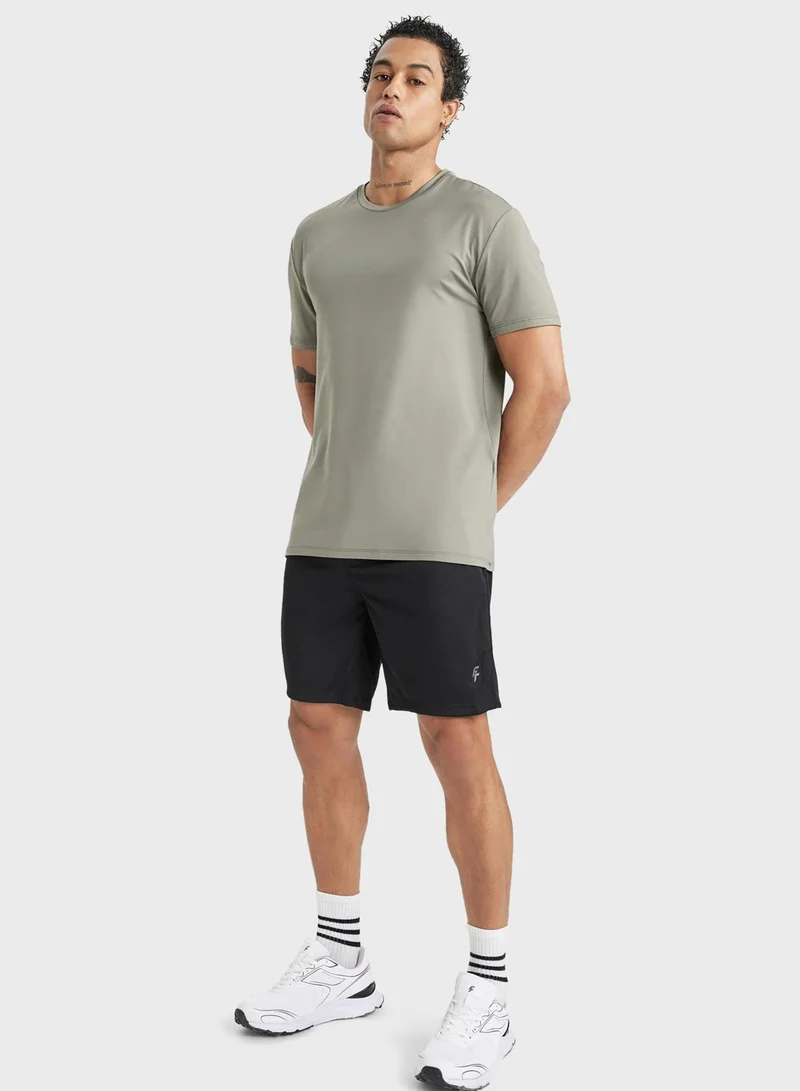 DeFacto Defactofit Standard Fit Crew Neck Short Sleeve T-S