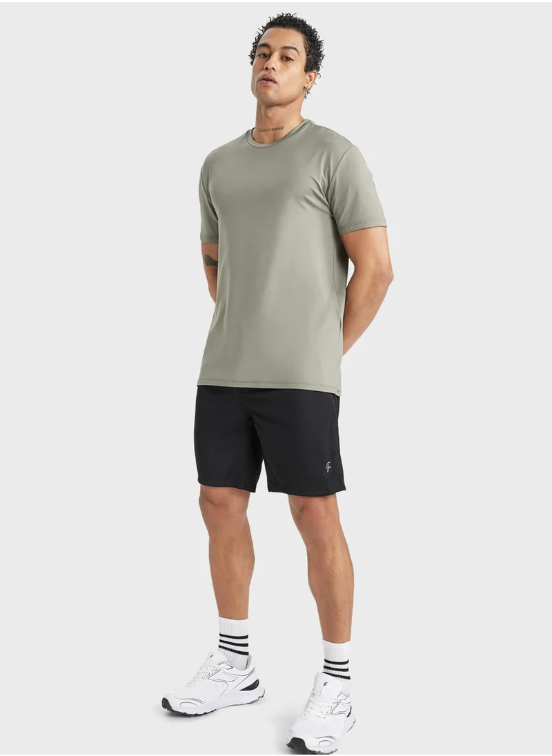 ديفاكتو Defactofit Standard Fit Crew Neck Short Sleeve T-S
