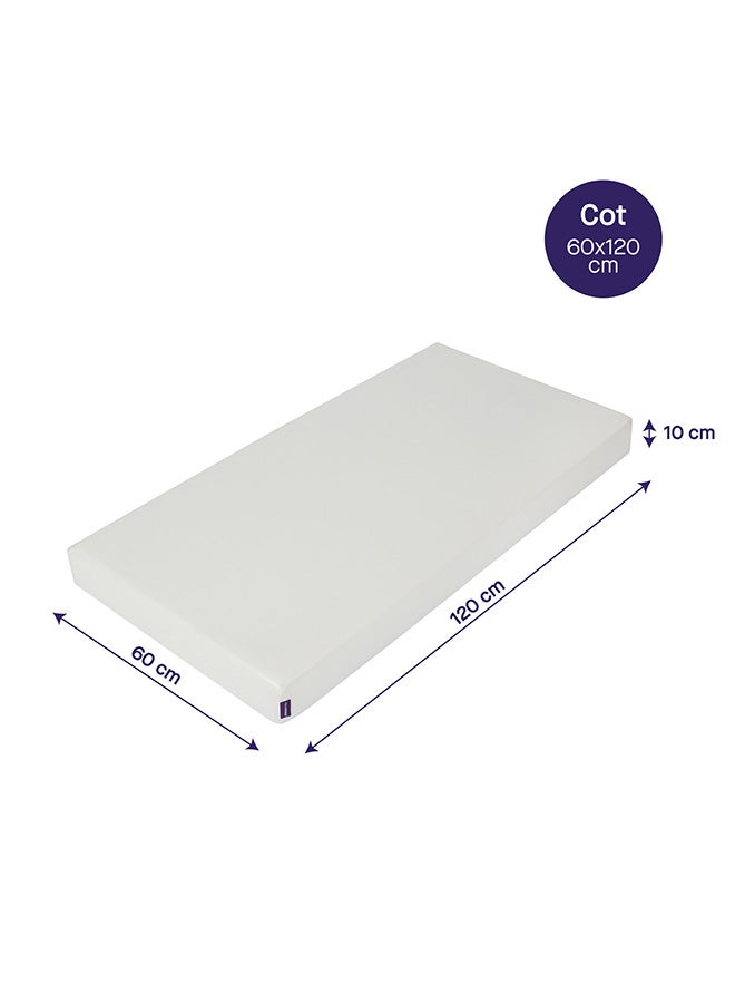 Clevamama Waterproof Support Mattress 60x120x10 Cm Cot Size - Image 2