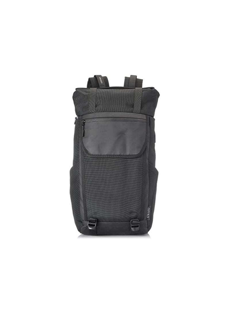 Ozuko 9376 Unisex Waterproof Multi Pockets Backpack With Large Capacity  - Black - Image 1