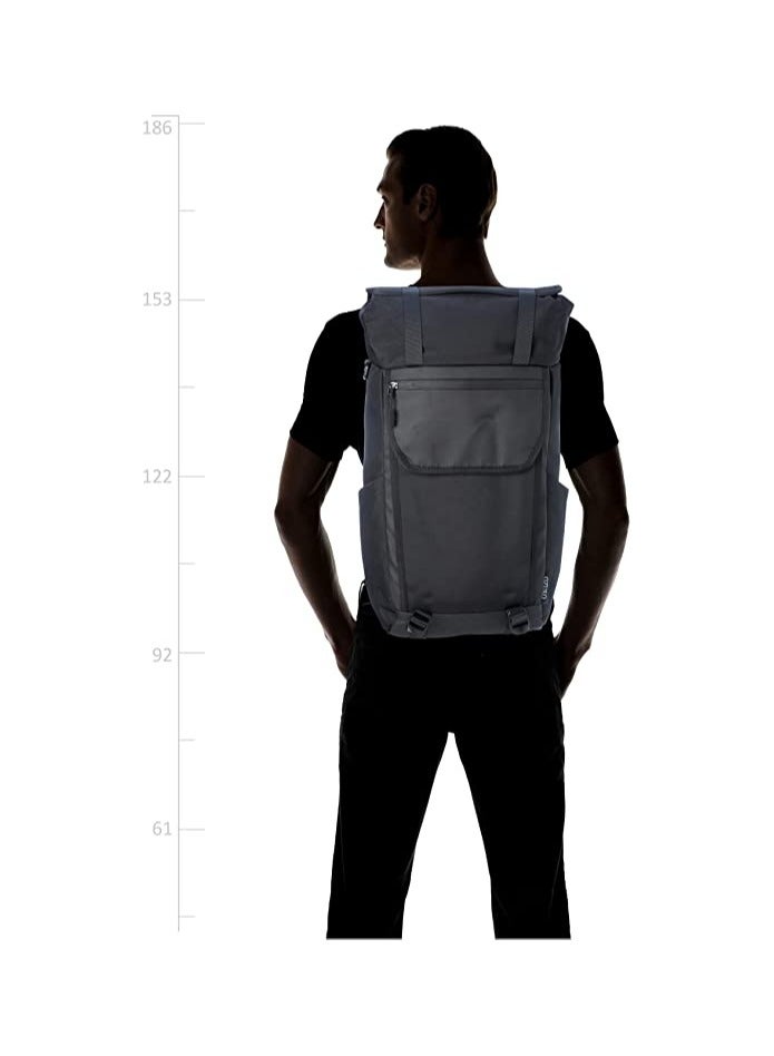 Ozuko 9376 Unisex Waterproof Multi Pockets Backpack With Large Capacity  - Black - Image 5