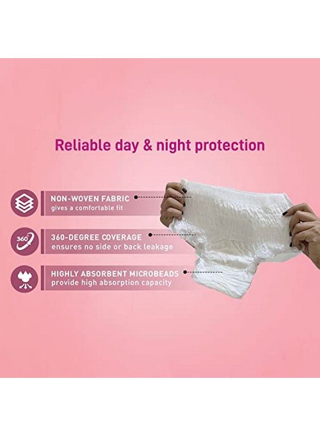 Sirona Disposable Period Panties For Sanitary Protection For Women ; S M (Pack Of 5) ; Day And Overnight Panties ; For Regular Flow ; Up To 12 Hours Protection ; Sanitary Pads Pant Style  - Image 5