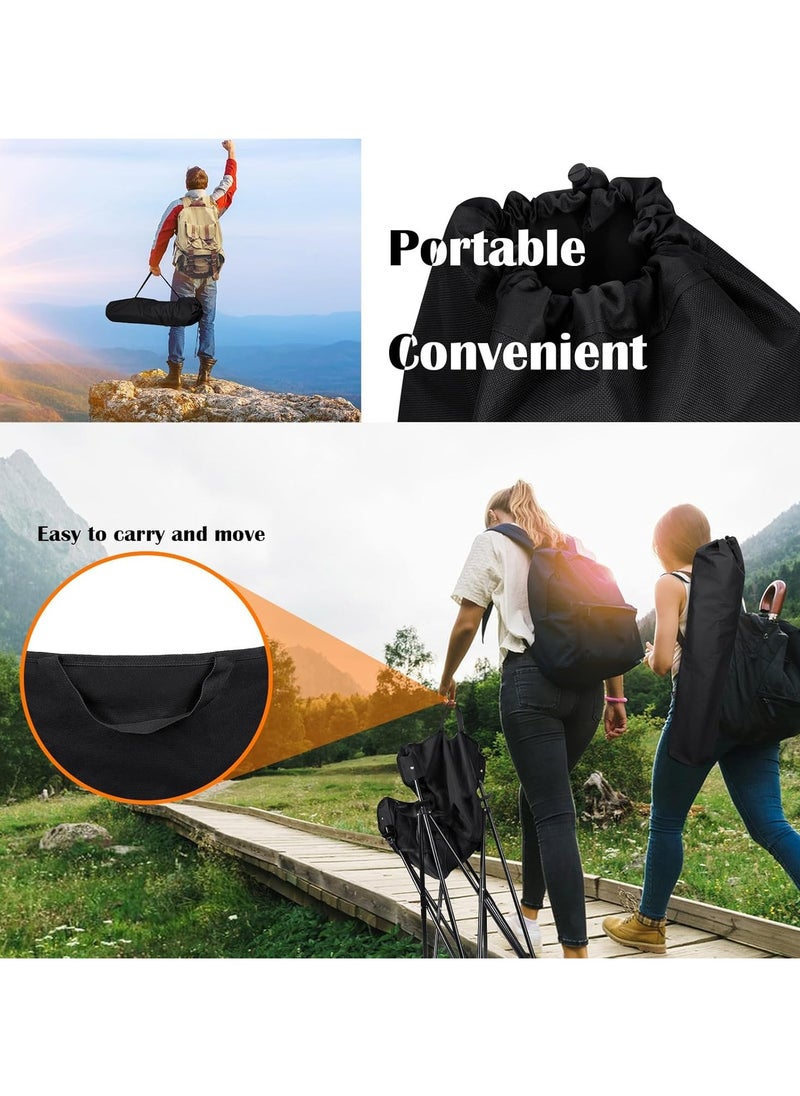 VUCATIN - Portable Folding Chair for Sauna Fast Folding Chair with Carry Bag and Side Pocket Sauna Chairs for Adults Home Steam Sauna Chairs Carry Chair for Camping Tailgates Beach and Sports (White) - Image 1