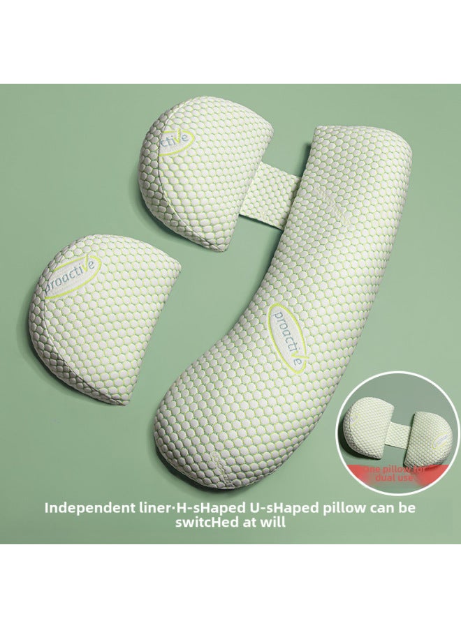 Pillow For Pregnant Women Waist Protection Side Sleeping Side Sleeping Pillow Multi-functional U-shaped Pillow Pregnancy Belly-supporting Pillow Nursing Cushion