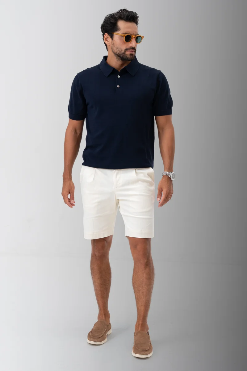 Blañce UAE Milan Tailored Shorts - Sand