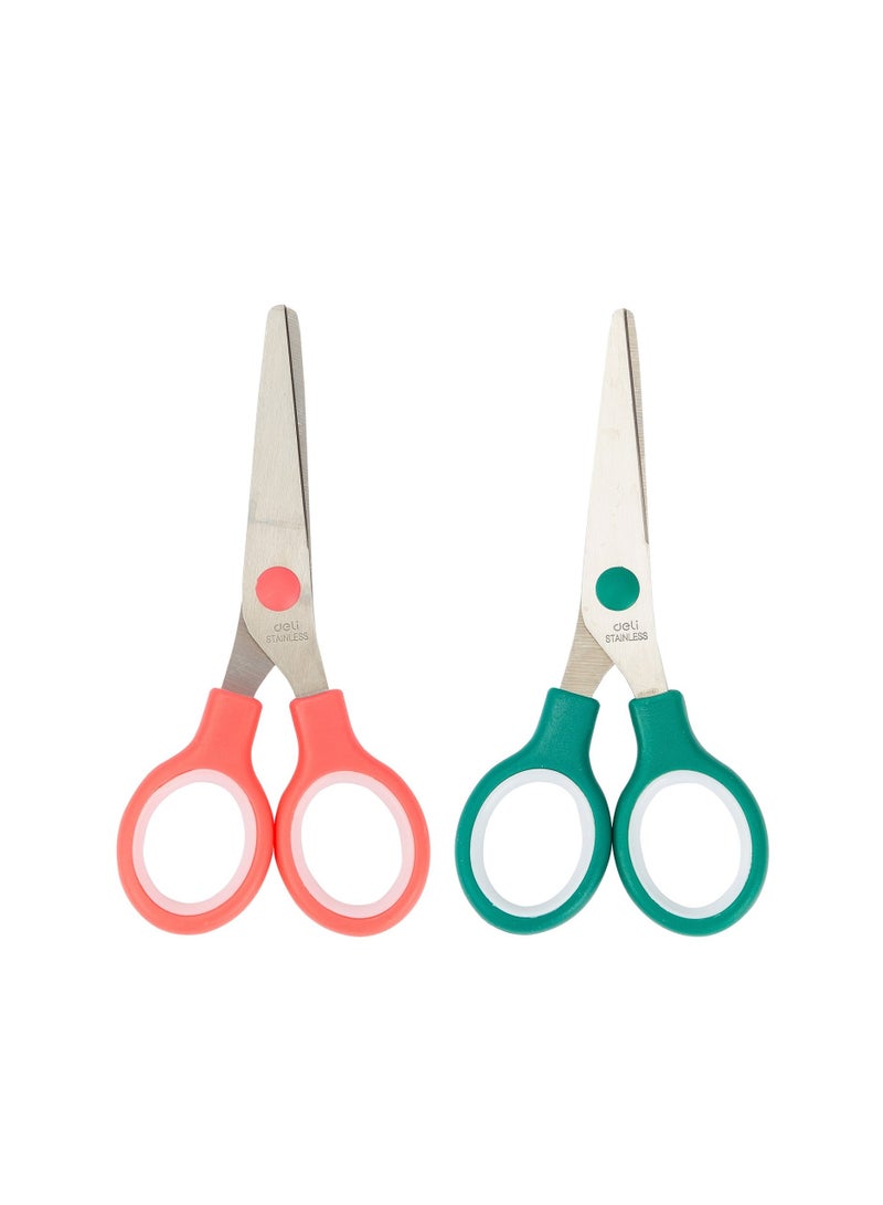 Deli مقص صغير بلمسة ناعمة قطعة واحدة متعدد الألوان - Image 4