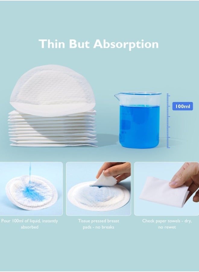 Momcozy - Ultra-Thin Disposable Nursing Pads, Super Absorbent and Breathable Breastfeeding Pads, Make The Breasts Light and Unburdened, 3D Shape for The Best Fit, Individually Packaged - Image 1