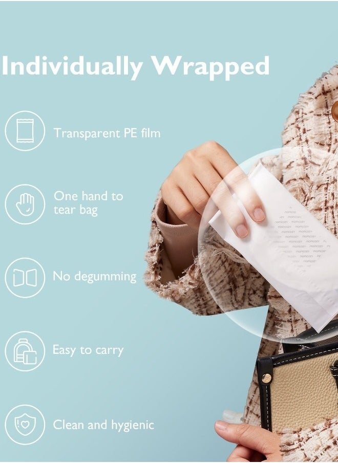 Momcozy - Ultra-Thin Disposable Nursing Pads, Super Absorbent and Breathable Breastfeeding Pads, Make The Breasts Light and Unburdened, 3D Shape for The Best Fit, Individually Packaged - Image 1