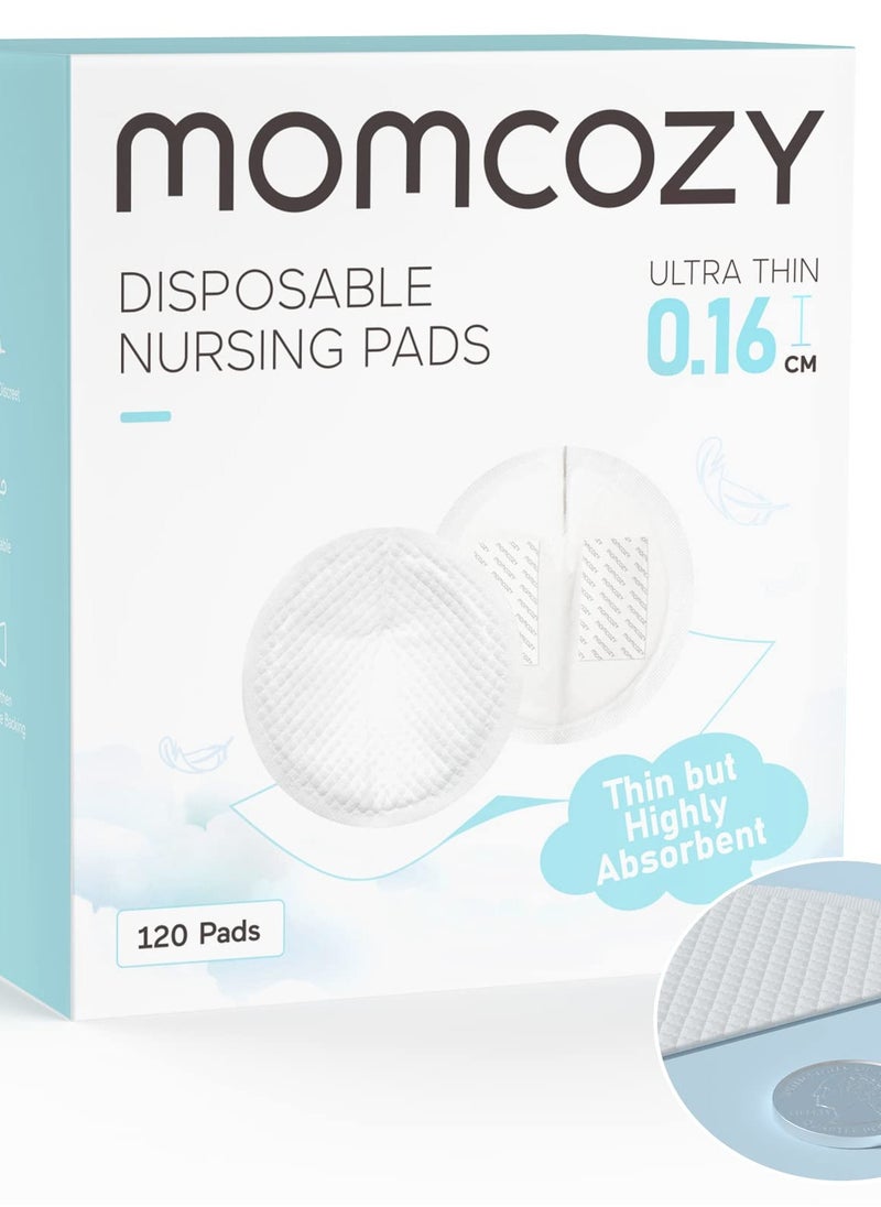 Momcozy - Ultra-Thin Disposable Nursing Pads, Super Absorbent and Breathable Breastfeeding Pads, Make The Breasts Light and Unburdened, 3D Shape for The Best Fit, Individually Packaged - Image 1