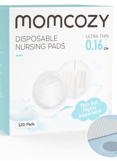 Momcozy Ultra-Thin Disposable Nursing Pads, Super Absorbent and Breathable Breastfeeding Pads, Make The Breasts Light and Unburdened, 3D Shape for The Best Fit, Individually Packaged  - Image 1