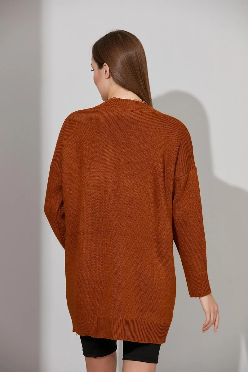 الكسندر جاردي V Neck Knitwear Loose Sweater (A91861-S)
