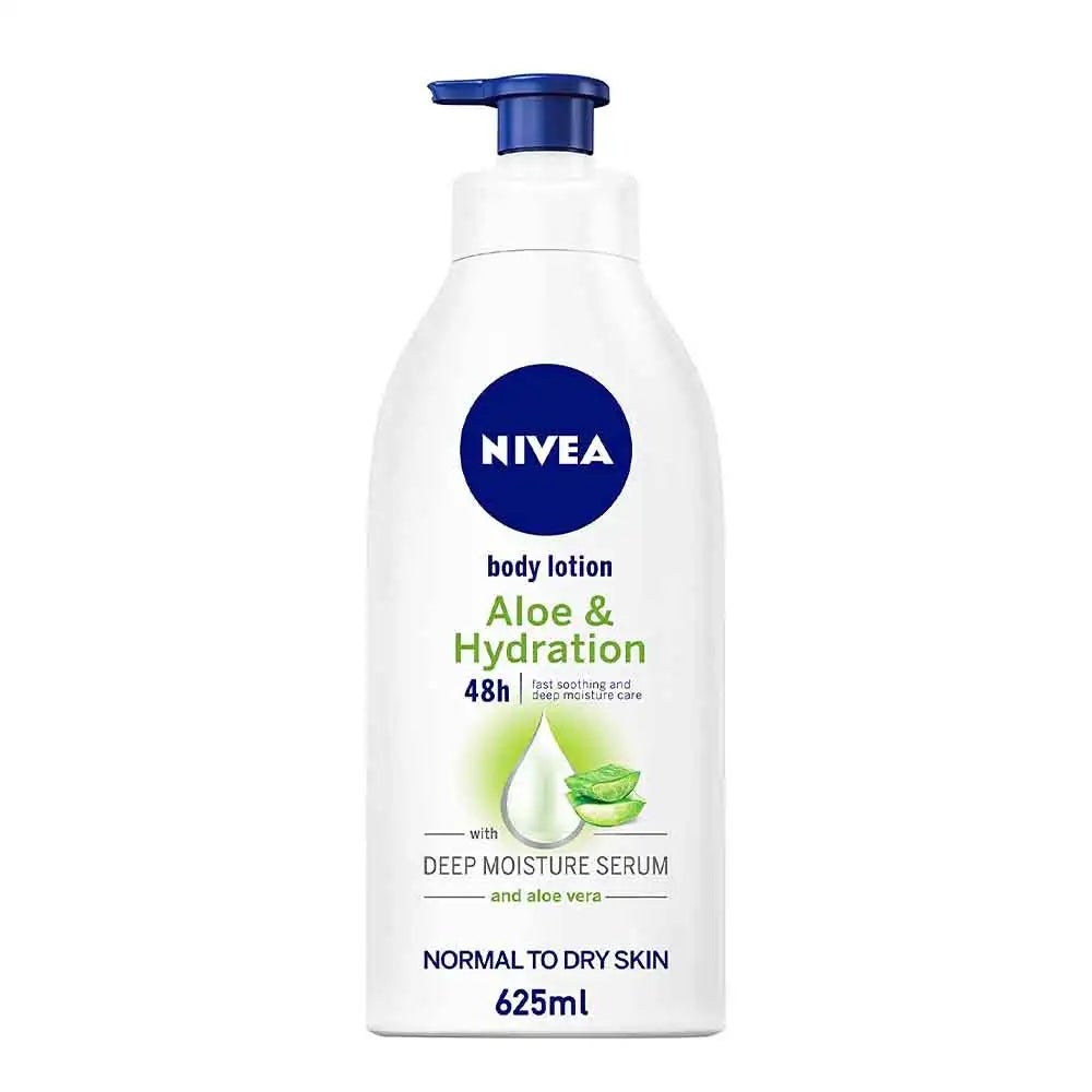 Nivea Aloe & Hydration Body Lotion Normal to Dry Skin- 625ml