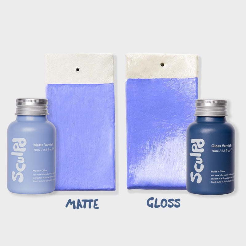 Sculpd Clear Glaze for Air Dry Clay and Acrylic Paint, Create Waterproof Pottery from Home, Scratch Resistant, Matte Varnish - Image 4