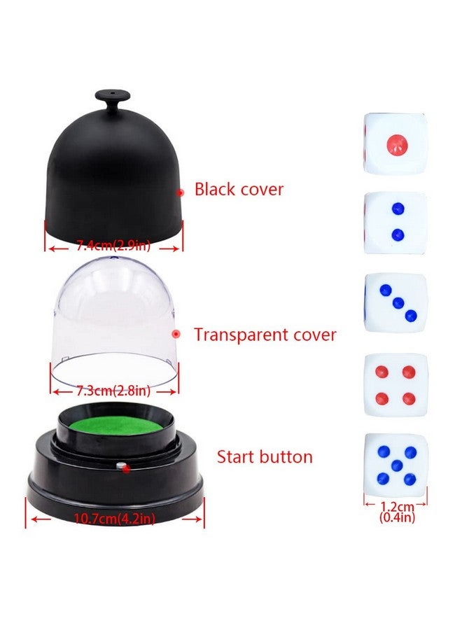 Gikfun Automatic Lucky Dice Roller Cup Set With 5 Dices For Christmas Party Games Ek1883 - Image 3