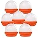 Entervending Capsule Vending Machine Translucent Orange Acorn Capsules Empty 50 pcs 2 inch Gumball Machine Capsules Bulk Party Favors DIY Containers Easter Basket Stuffers Gifts Pinata Stuffers - Image 2