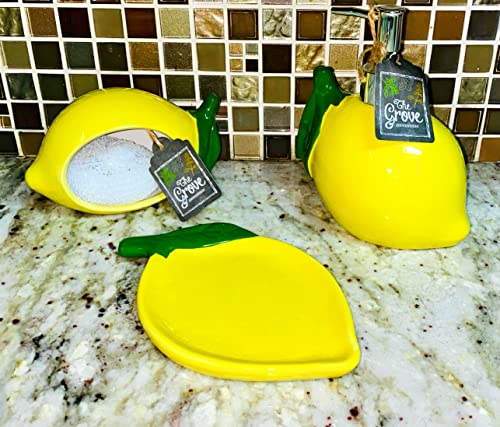 Home Essentials Ceramic Lemon Shaped Spoon Rest - Image 3