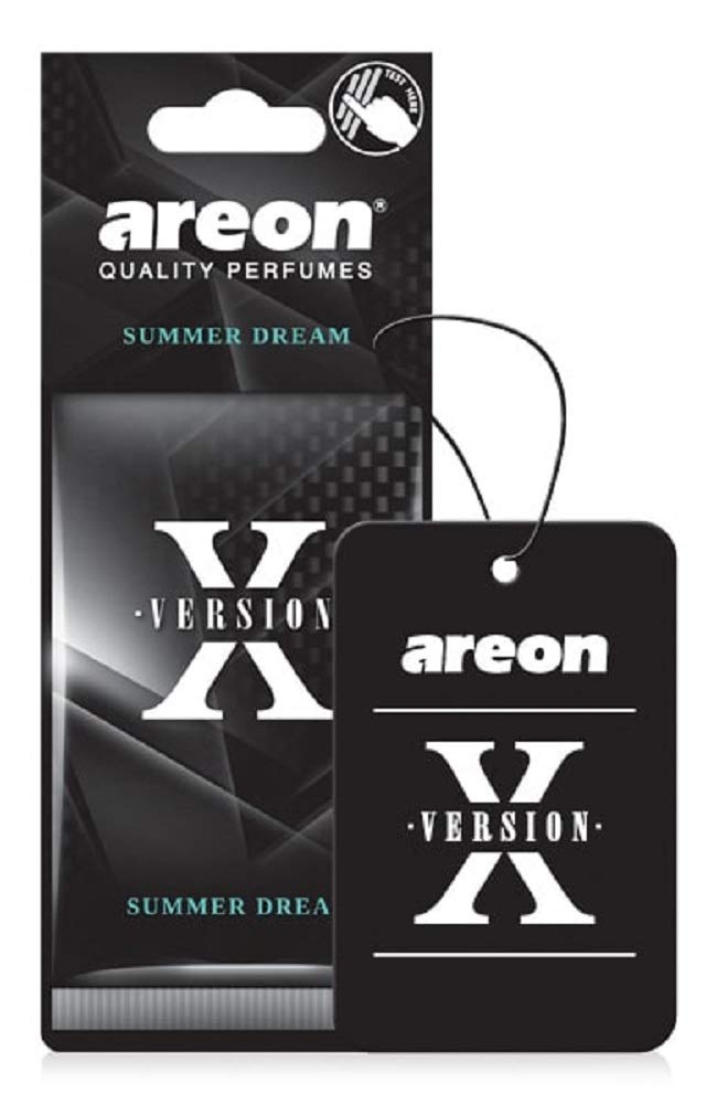 AREON X AXV09 Hanging Best Car Air Freshener Summer Dream Scent, Paper Hanging Ornaments, Long Lasting Scent for Car or Home - 12 Pack - Image 1